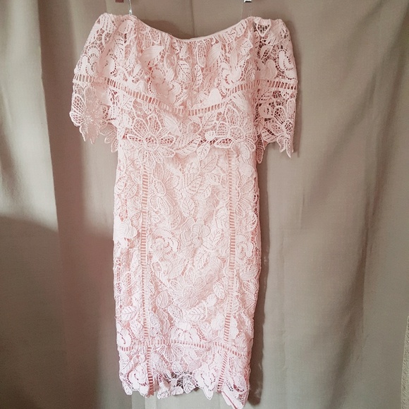 gianni bini off the shoulder dress